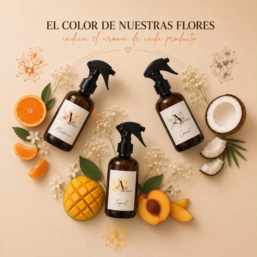 El color de nuestras flores indica el aroma